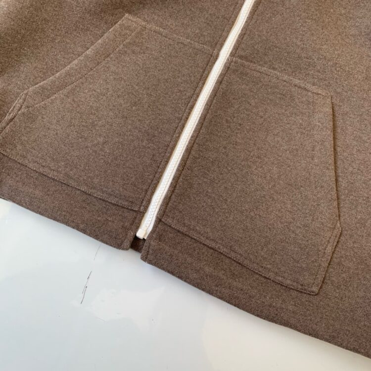 2025年冬季新品✨ Danton拉鍊連帽毛呢絨外套