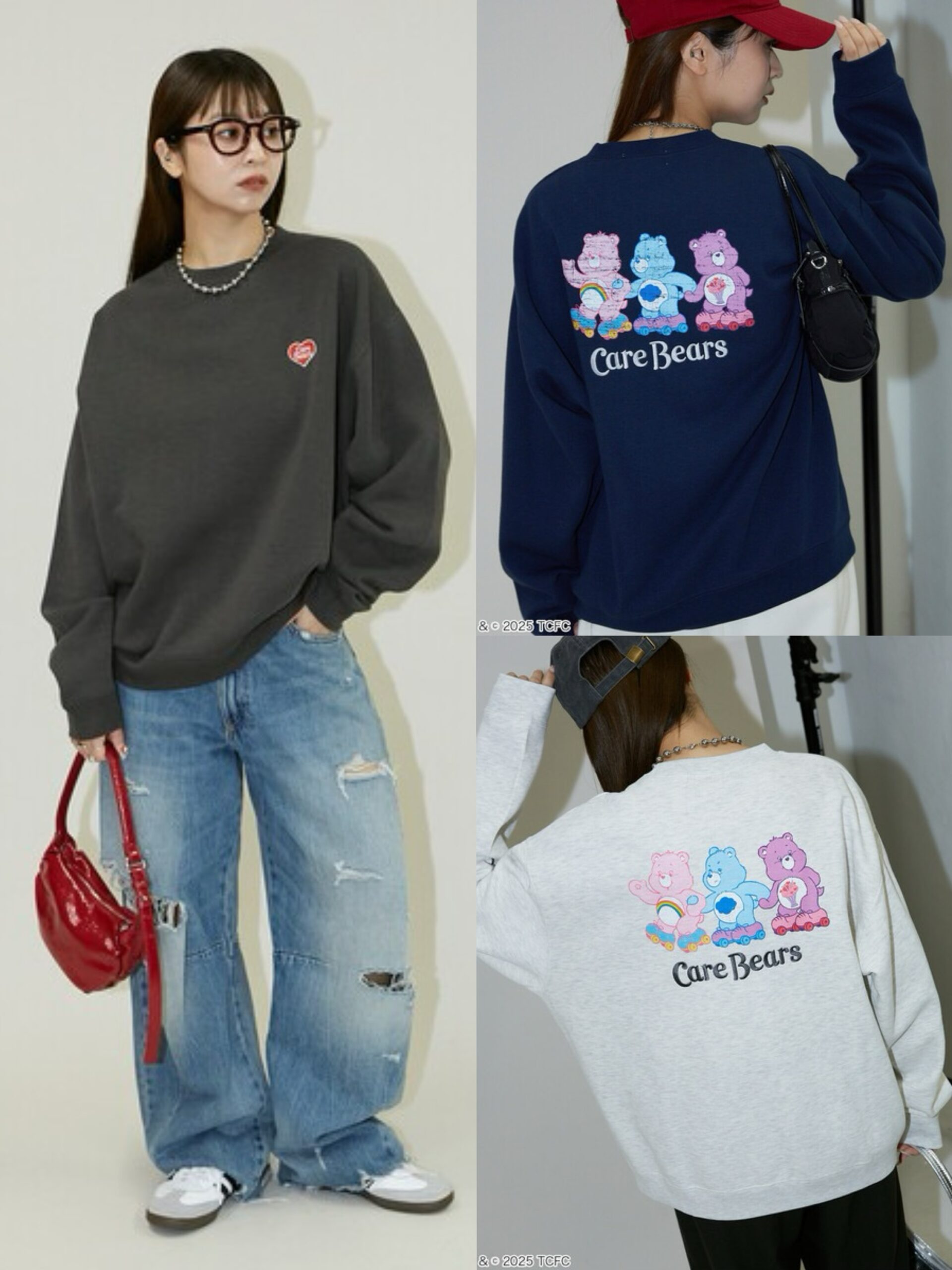 2026年早春新品✨  PUBLUX CareBears 愛心小熊圓領套頭長袖衛衣：圖片 1
