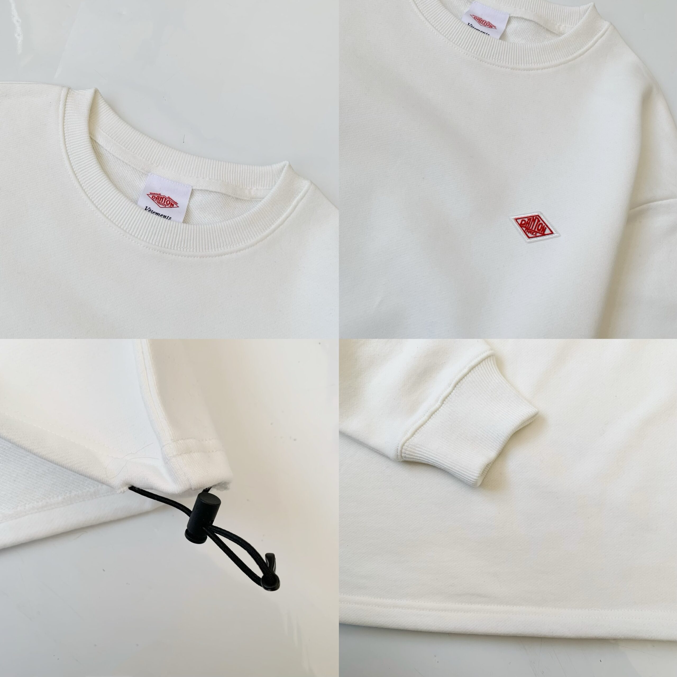 ◼️2025年秋冬新品✨ Danton前刺繡瓦片後印花長袖衛衣：圖片 11