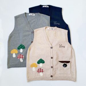 2025秋冬新品✨nenet貓貓蘑菇針織背心