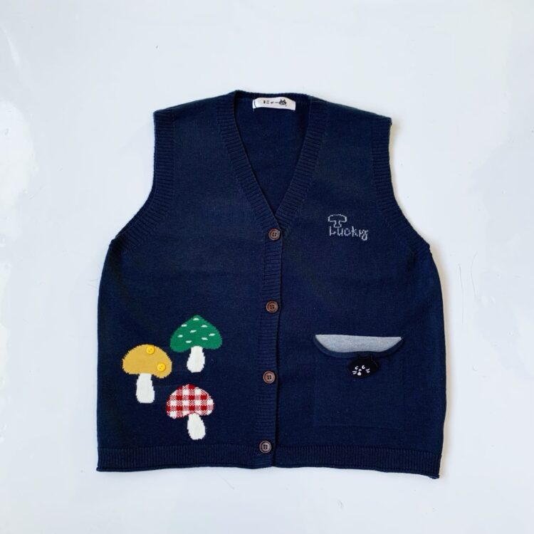 2025秋冬新品✨nenet貓貓蘑菇針織背心