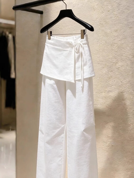 🩷chic 新裝! 顯瘦慵懶風闊腿褲