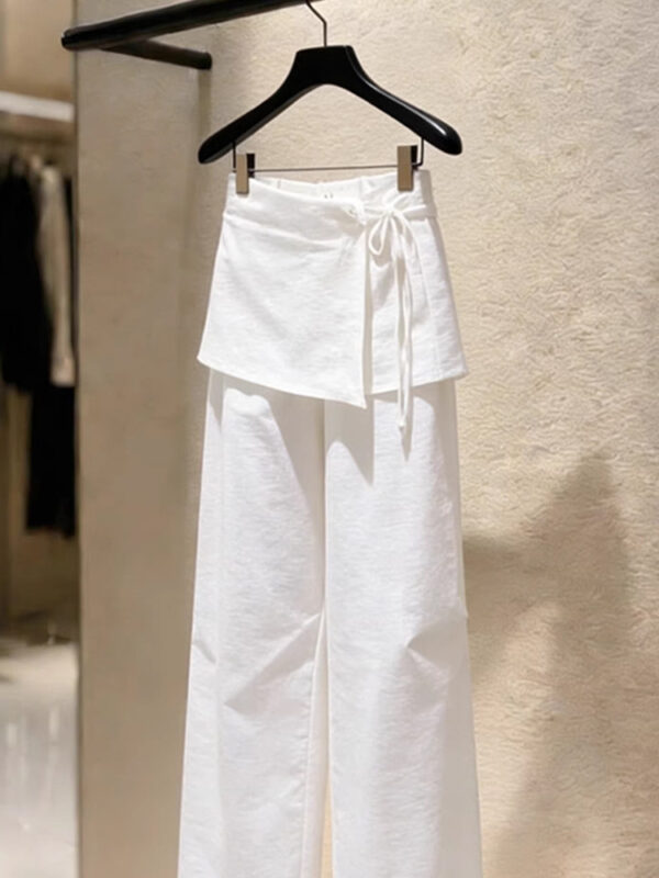 🩷chic 新裝! 顯瘦慵懶風闊腿褲