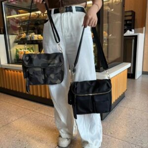 圓點迷彩防水斜孭郵差袋：圖片 2