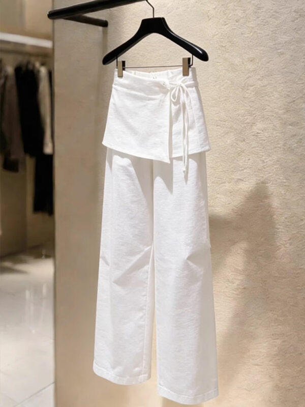 🩷chic 新裝! 顯瘦慵懶風闊腿褲