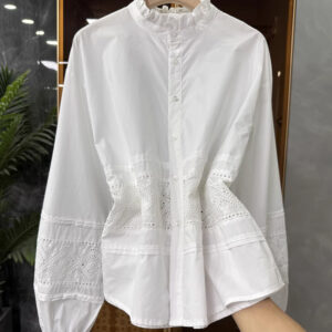 🩷chic 春秋新裝! 鬆身款刺繡長袖綿恤衫：圖片 3