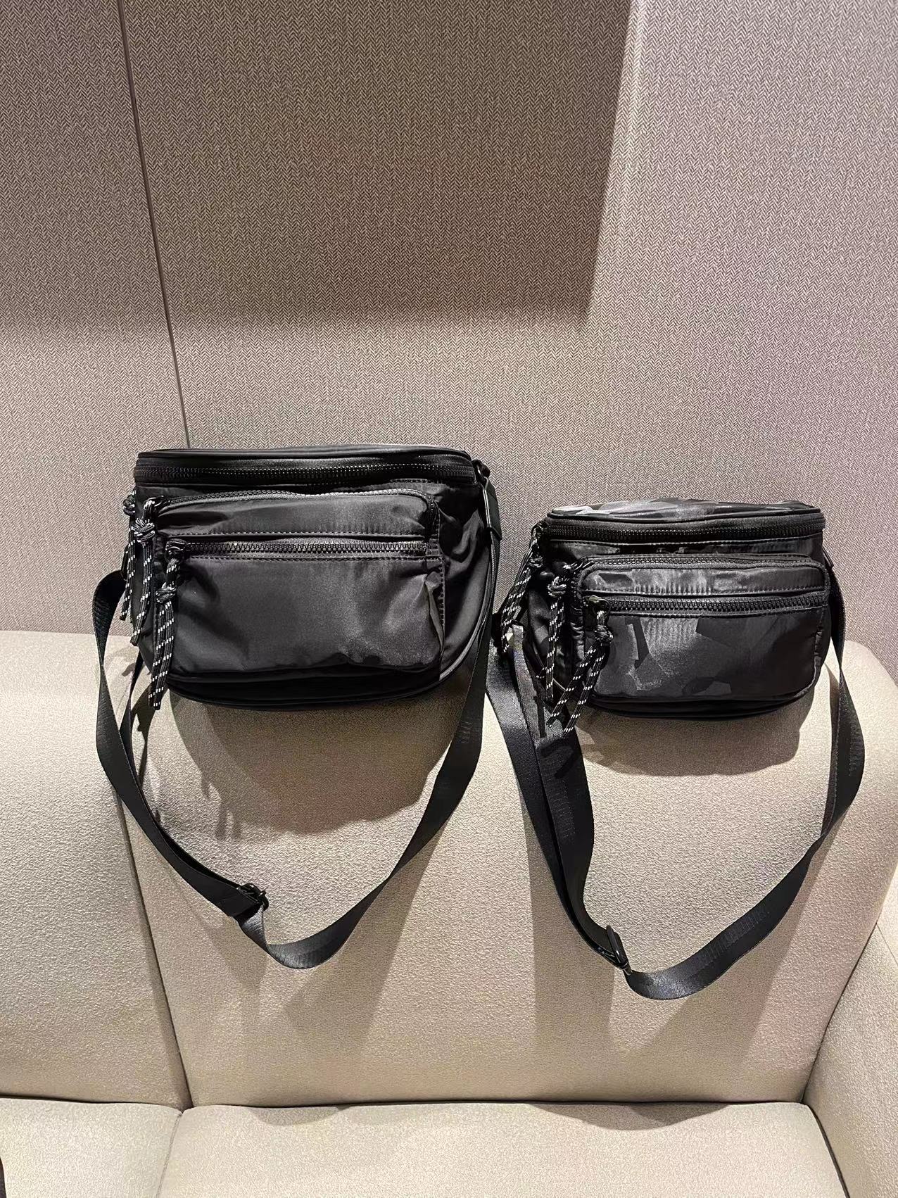 超輕尼龍潮流大容量單肩斜孭馬鞍袋：圖片 1