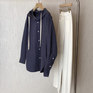 🩷chic 春秋新裝! 品質一絕格紋連帽恤衫外套