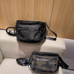 超輕尼龍潮流大容量單肩斜孭馬鞍袋：圖片 3