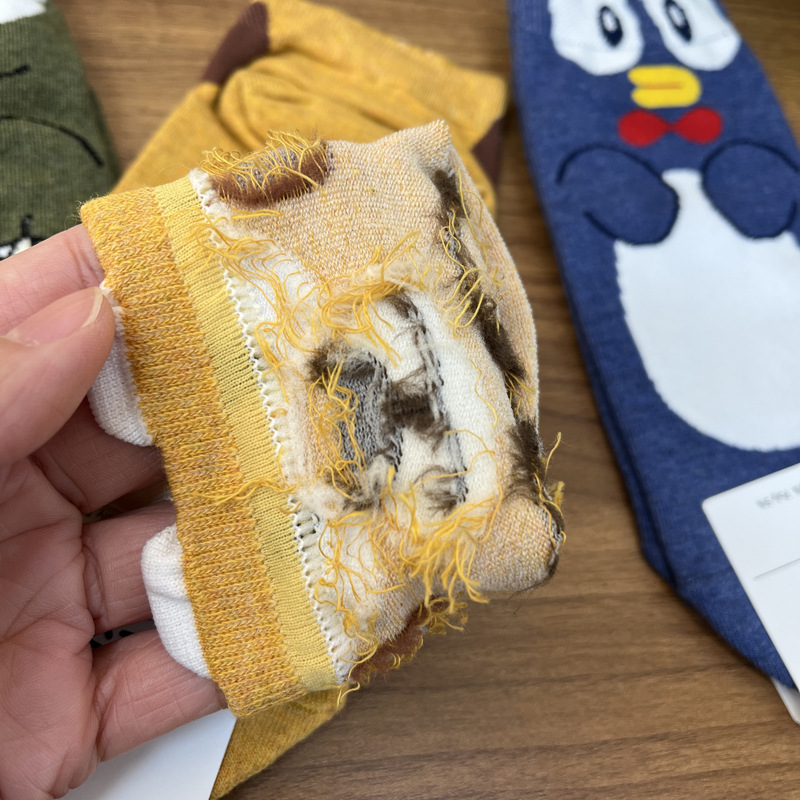 韓國🇰🇷Aries立體卡通動物短筒襪[有優質防滑脫膠] (4對/一套)：圖片 4