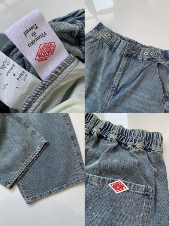 2026年夏季新品✨Danton橡筋腰牛仔闊褲