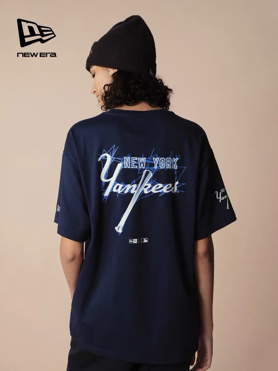 2026夏季新品✨ MLB學院風塗鴉短袖T恤：圖片 3