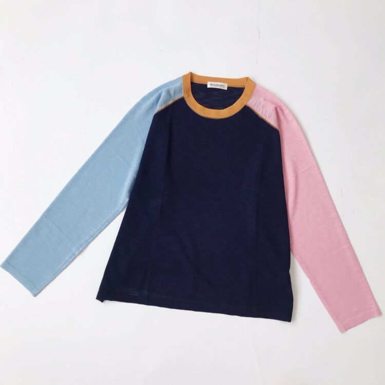 2026年春季新品✨撞色牛角袖輕薄款長袖T恤