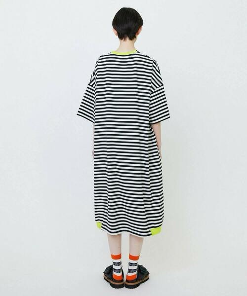 2026春夏新品✨鬆身條紋短袖連身裙