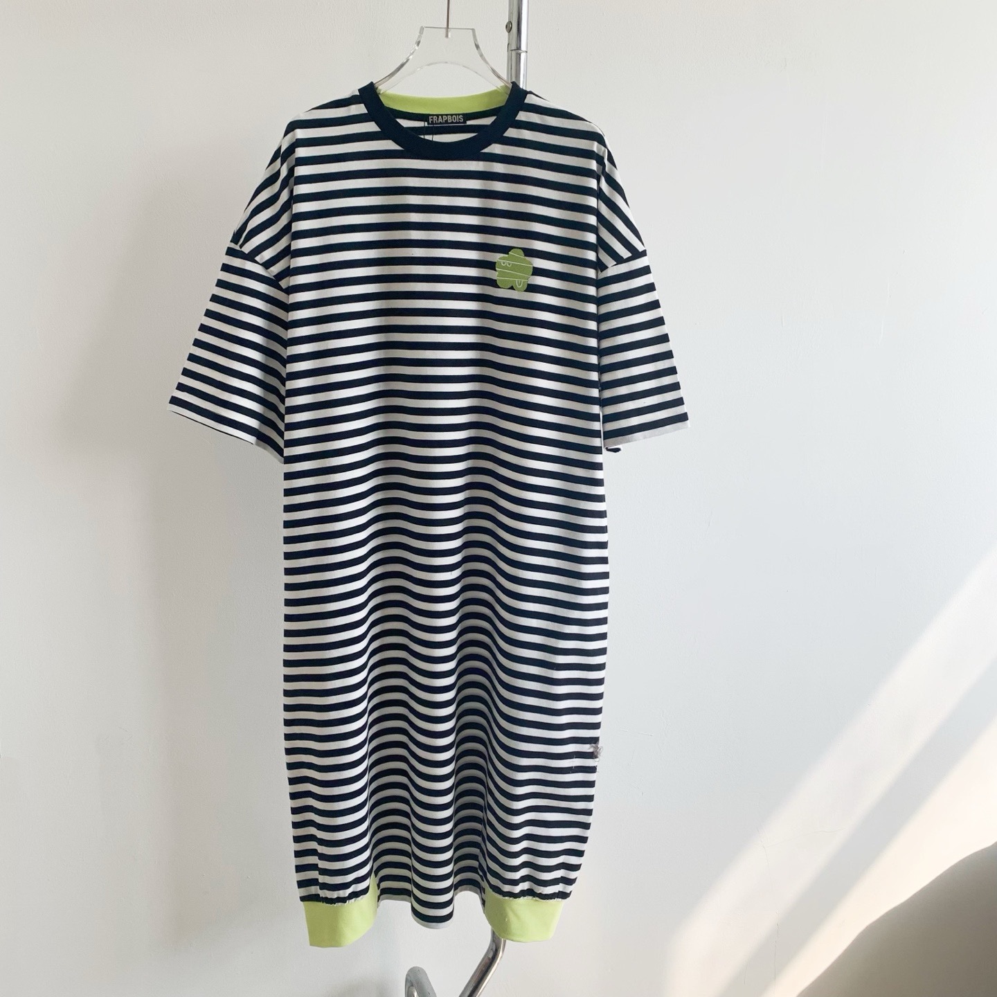 2026春夏新品✨鬆身條紋短袖連身裙：圖片 5