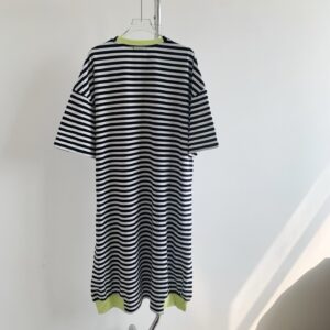 2026春夏新品✨鬆身條紋短袖連身裙：圖片 4