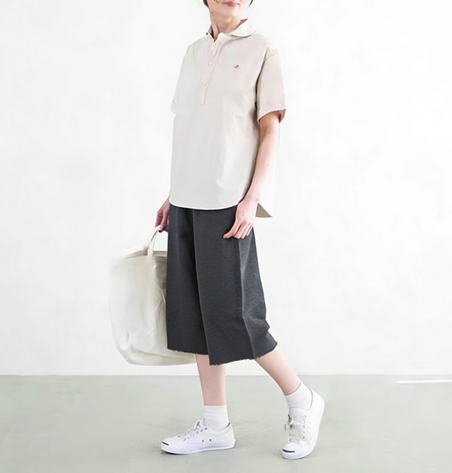 2026年夏季新品 ✨全綿橡筋闊腳及膝休閒褲：圖片 2