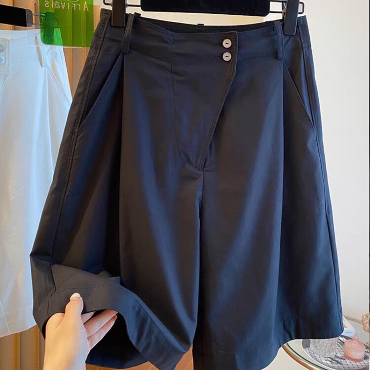 🩷chic 春夏新裝! 日系A字版形5分工裝褲