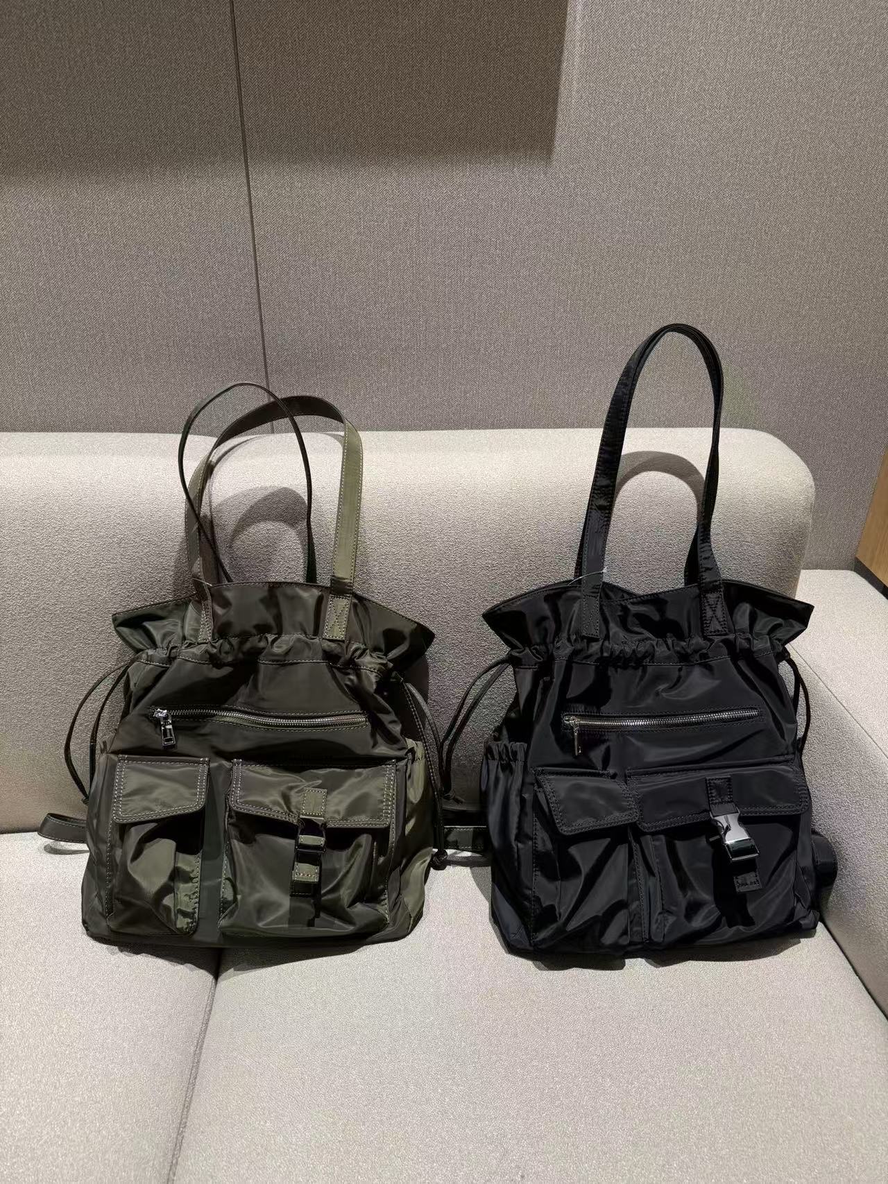 多隔數大容量兩用尼龍側孭袋：圖片 1