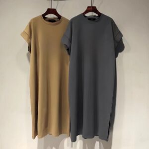 🩷chic 新裝!中長款純棉T恤連衣裙