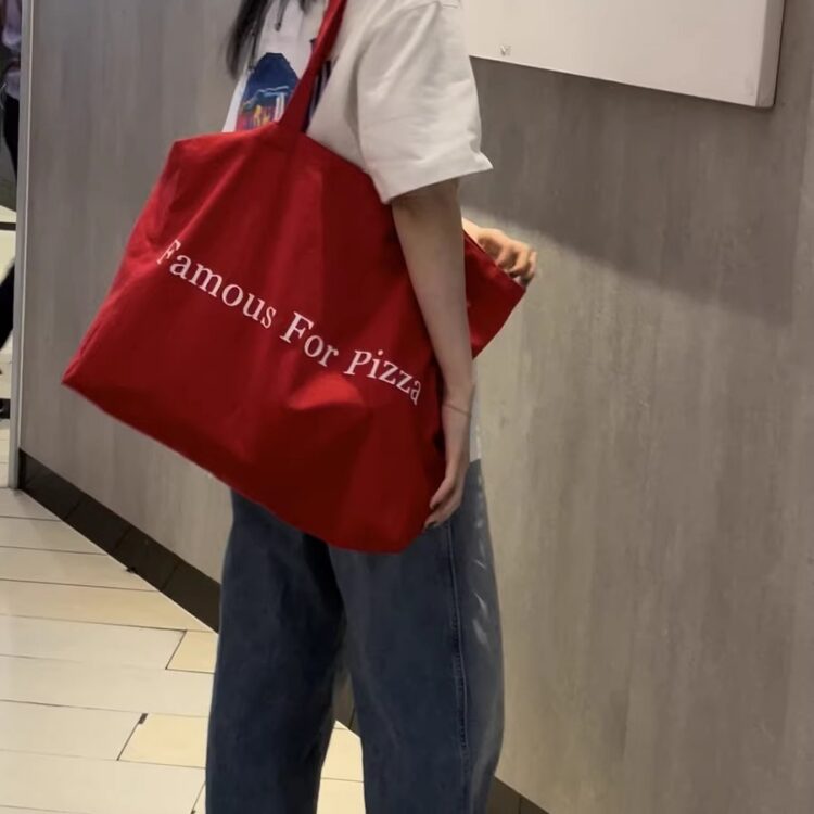 小眾款大容量單肩帆布袋