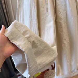 梨型身材夏季薄款休閒褲子女大碼胖mm高腰寬鬆顯瘦直筒闊腿彎刀褲：圖片 4