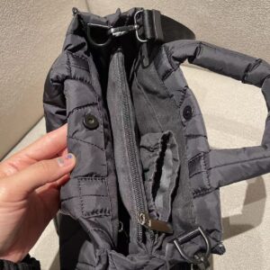 簡約輕便車縫線菱格羽絨側孭/斜孭袋：圖片 5