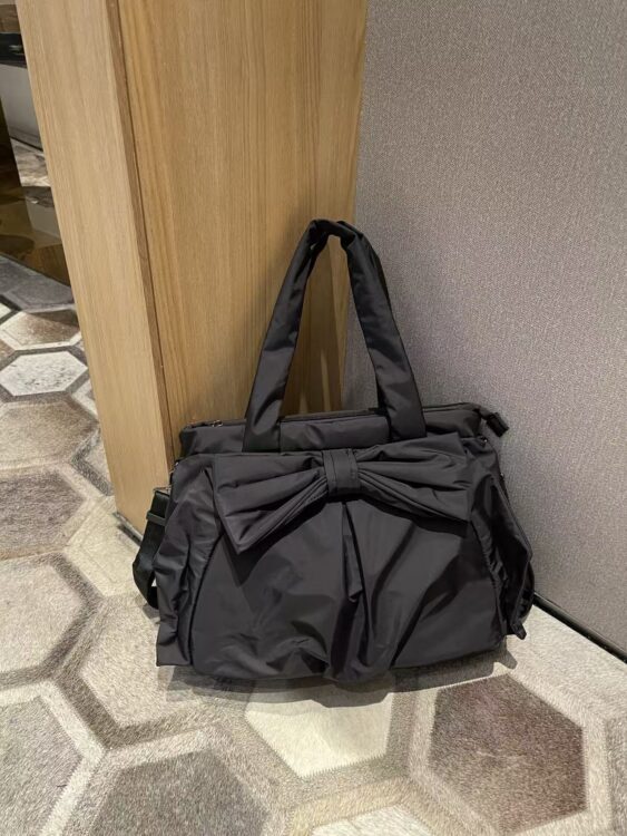 韓國蝴蝶結手挽斜孭袋