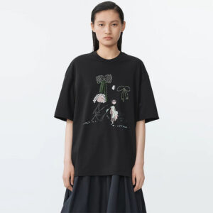 🩷chic 新裝!3色亮片燙鑽卡通印花T恤：圖片 3