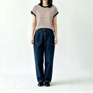 ✨Danton條紋針織無袖T恤：圖片 1