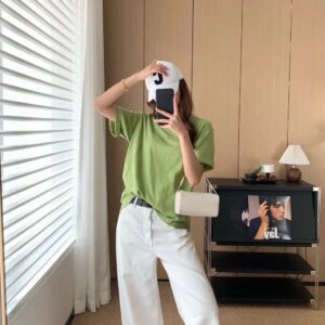 2026年夏季✨日本小衆哈哈笑竹節綿T恤：圖片 4