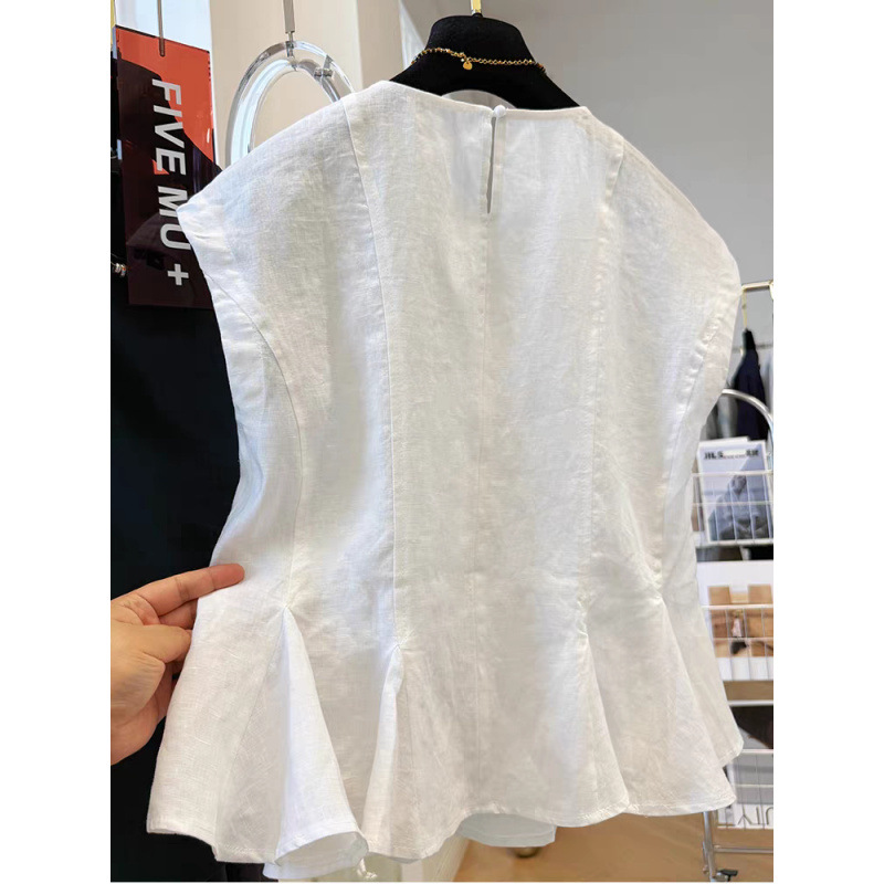 🩷chic 新裝!小裙擺圓領無袖背心：圖片 2