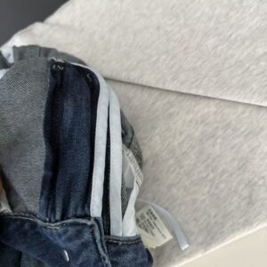 🩷chic新裝! 薄款水洗闊腿牛仔褲：圖片 7