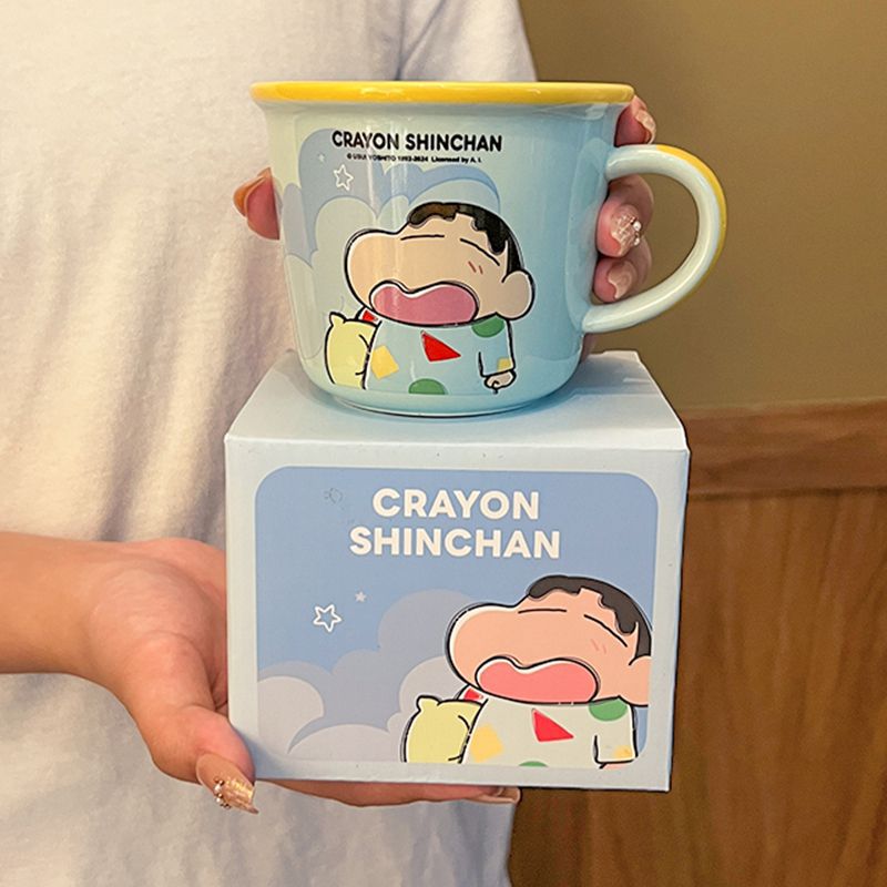 蠟筆小新兒童刻度陶瓷水杯：圖片 9