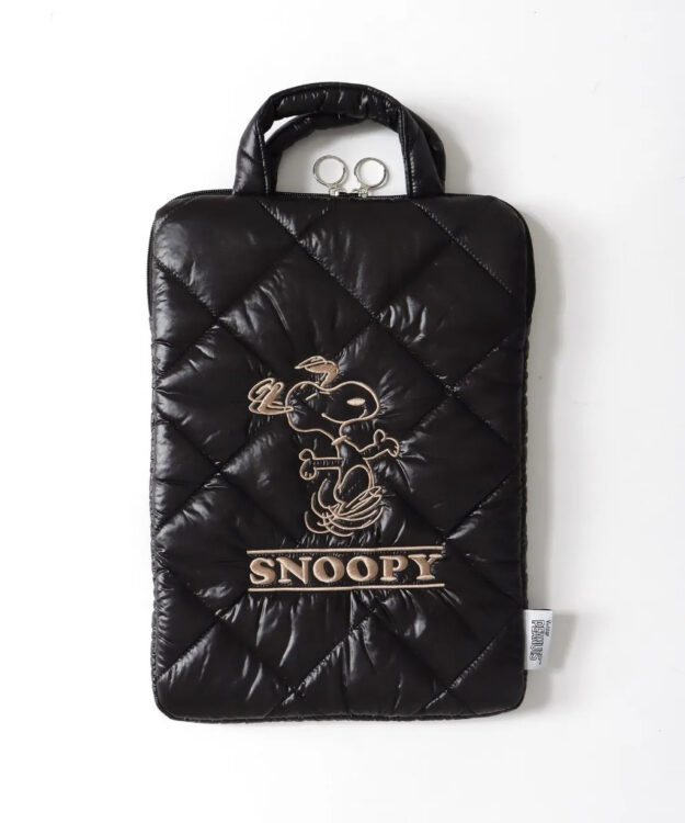 Snoopy夾棉菱格防震手提ipad保護包