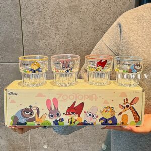 瘋狂動物城高顏值冷飲玻璃水杯套裝：圖片 6