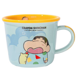 蠟筆小新兒童刻度陶瓷水杯：圖片 5