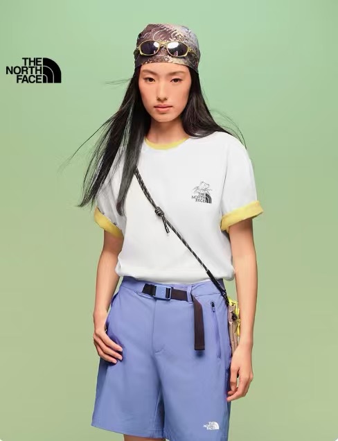 2026年新品✨ TNF北面前印花短袖T恤