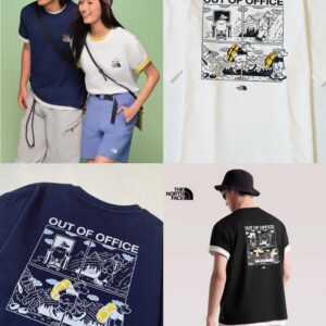 2026年新品✨ TNF北面前印花短袖T恤