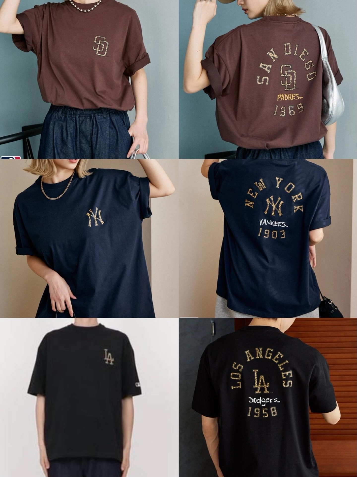 2026年夏季新款✨ MLB新款印花短袖T恤：圖片 11