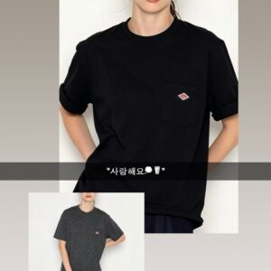 夏季新品✨Danton卷邊針織綿T恤：圖片 1