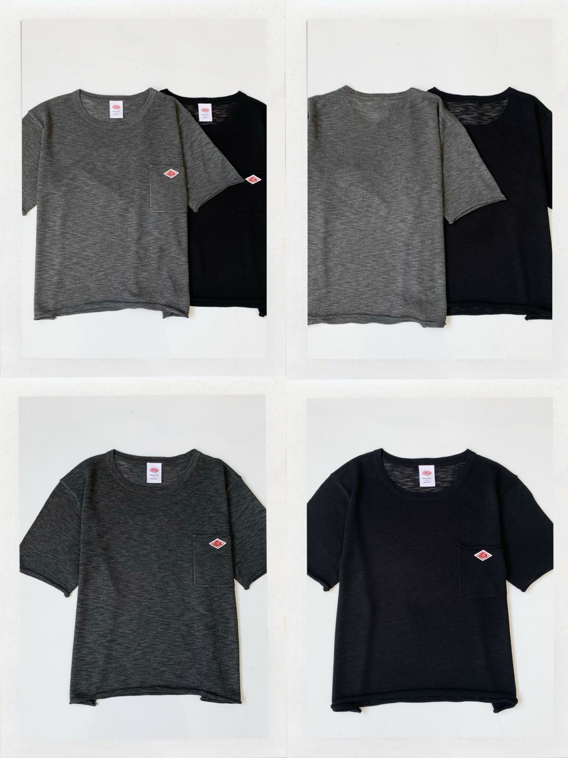 夏季新品✨Danton卷邊針織綿T恤：圖片 2