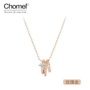 Chomel設計感純銀戒指鎖骨項鍊：圖片 8