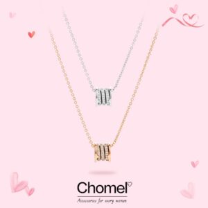 Chomel小蠻腰純銀鎖骨項鍊
