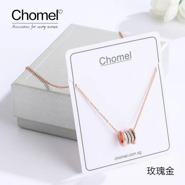 Chomel小蠻腰純銀鎖骨項鍊