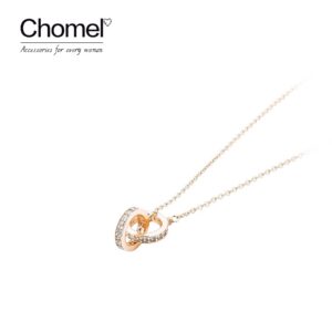 Chomel設計感雙環純銀鎖骨項鍊：圖片 2