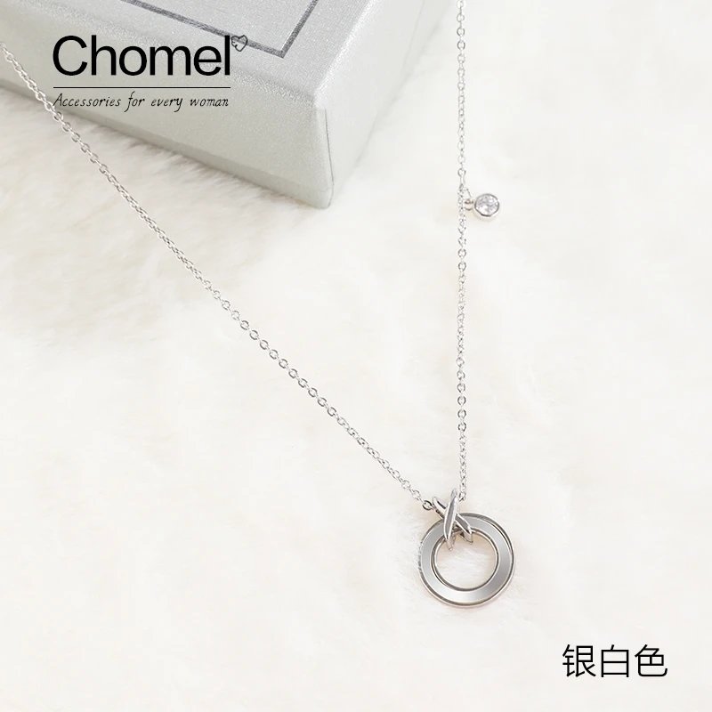 Chomel 貝母圓環純銀鎖骨項鍊：圖片 6