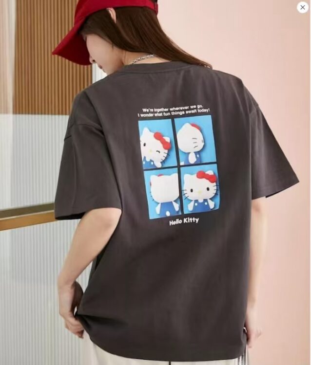 夏季新品✨ Hello kitty四格印花T恤