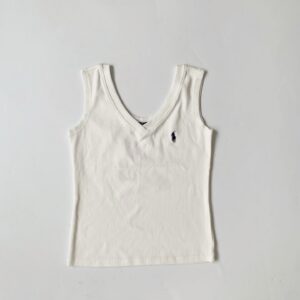 夏季新品✨Polo前刺绣彈力背心：圖片 6