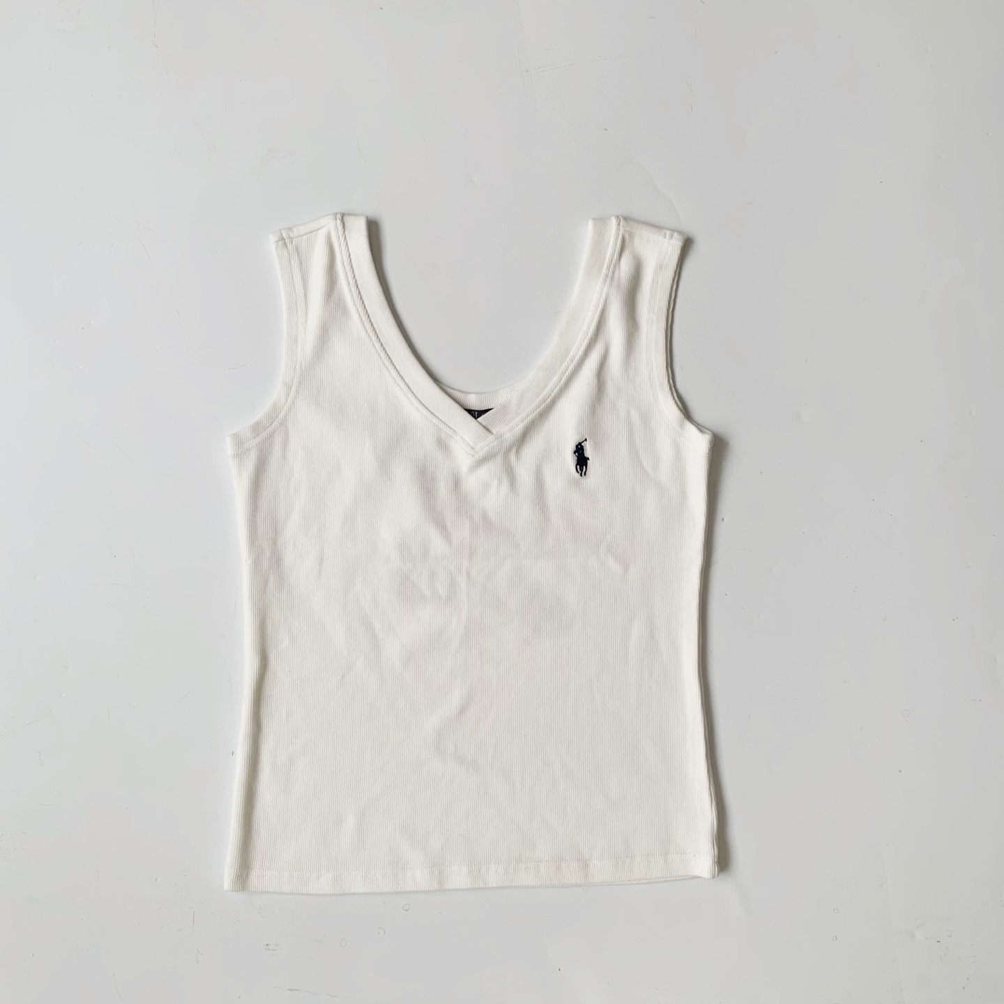夏季新品✨Polo前刺绣彈力背心：圖片 6